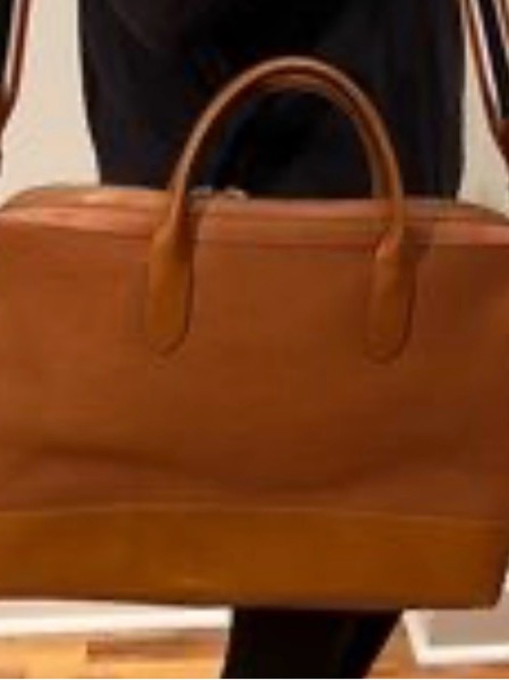 Brand New SHINOLA DETROIT CAN-FIELD 36-HOUR BRIEF Vachetta Leather Bag